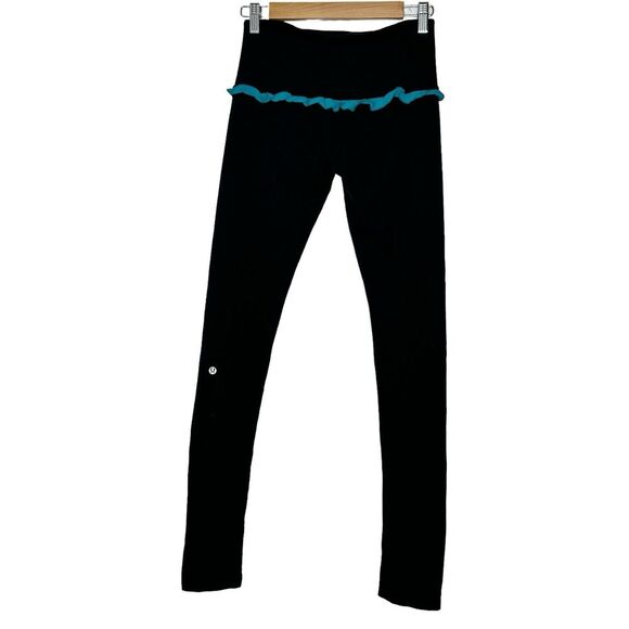 Lululemon Leggings Women's Black Size 1X (4 ) Inseam 33" Athletic Yoga Gym‎ - Picture 1 of 5